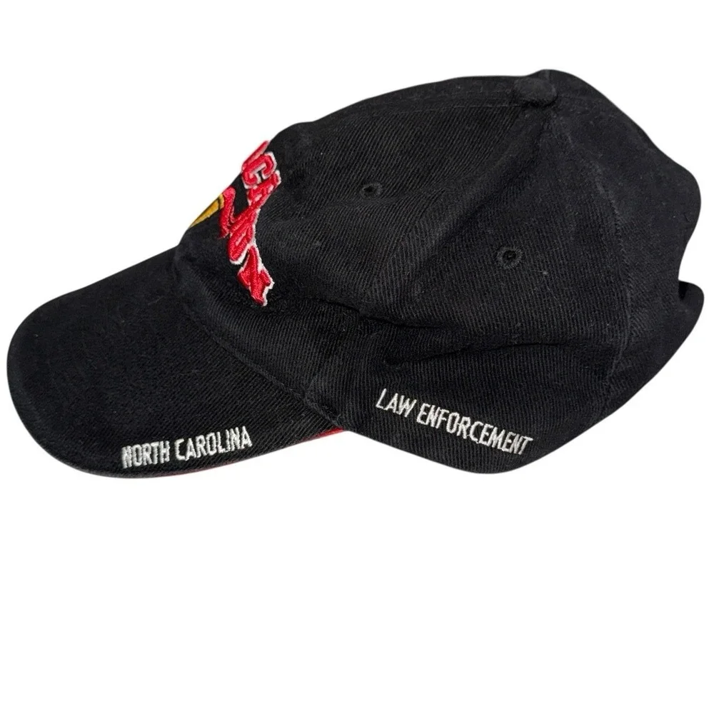 NC Law Enforcement Torch Run Special Olympics Hat Black Cap
